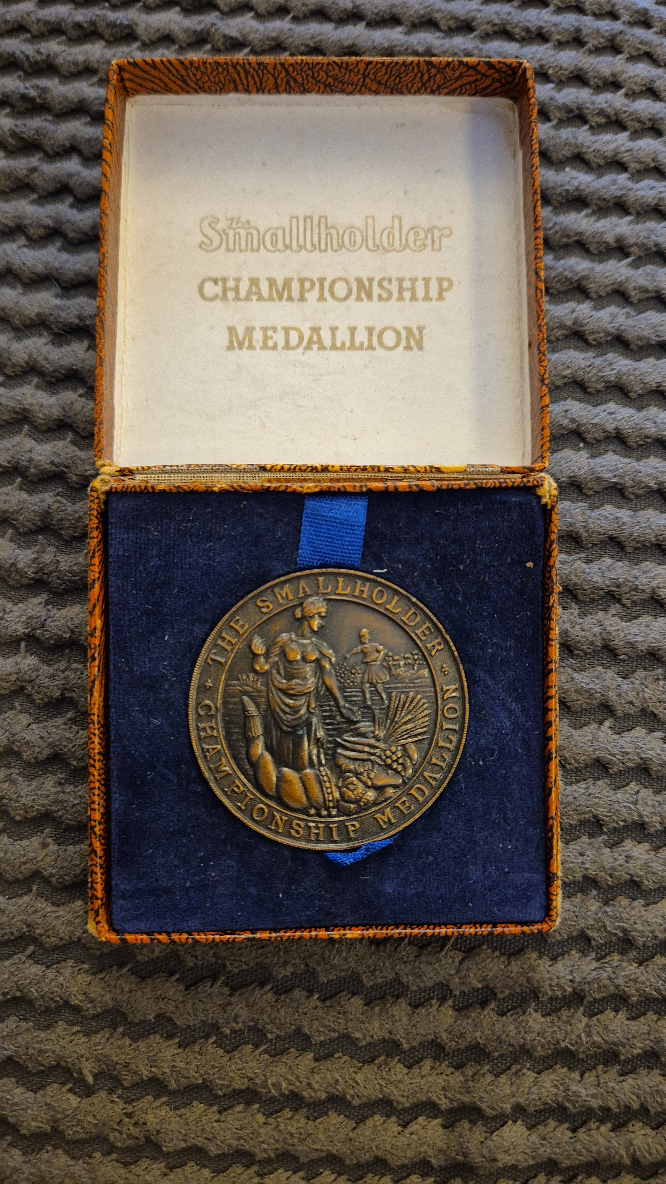 Smallholder Championship Medallion — Collectable Award in Display Box