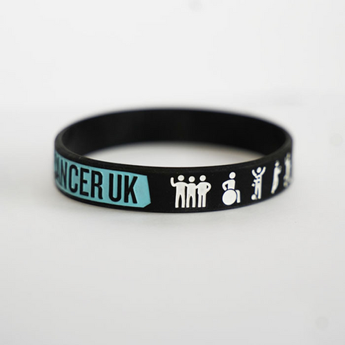 Classic Black & Blue Prostate Cancer Support Wristband